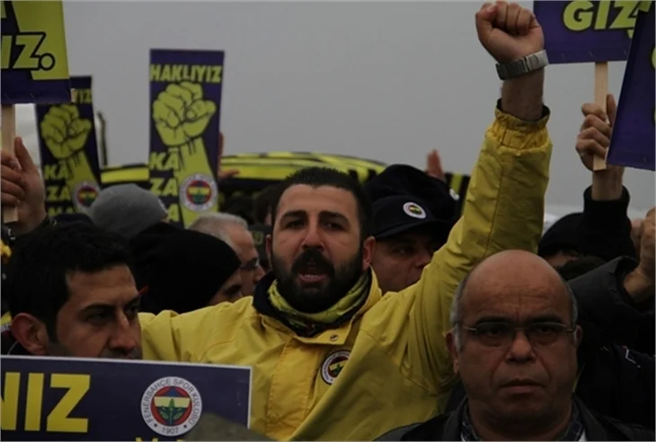 Fenerbahçe taraftarı Silivri'de..