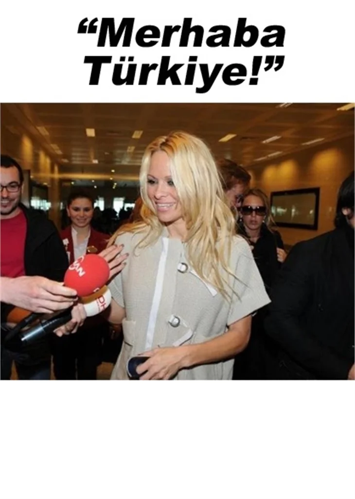 PAMELA ANDERSON İSTANBUL'DA!