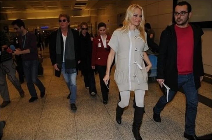 Pamela Anderson İstanbul'da!
