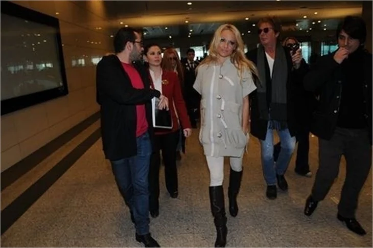 Pamela Anderson İstanbul'da!