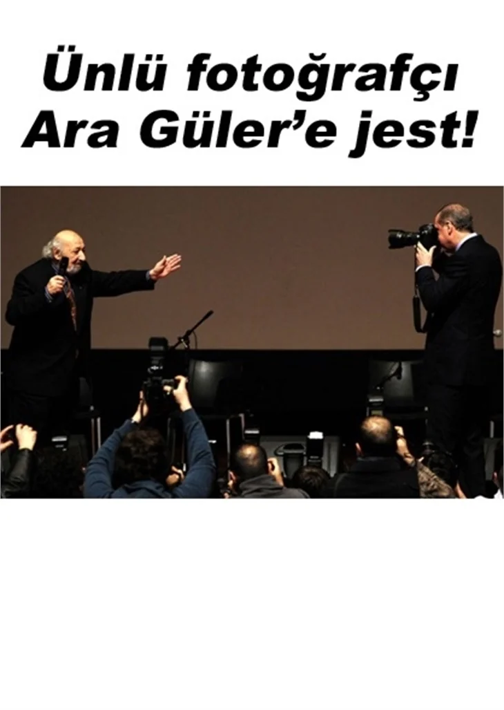 BAŞBAKAN, OBJEKTİFİN ARKASINA GEÇTİ!