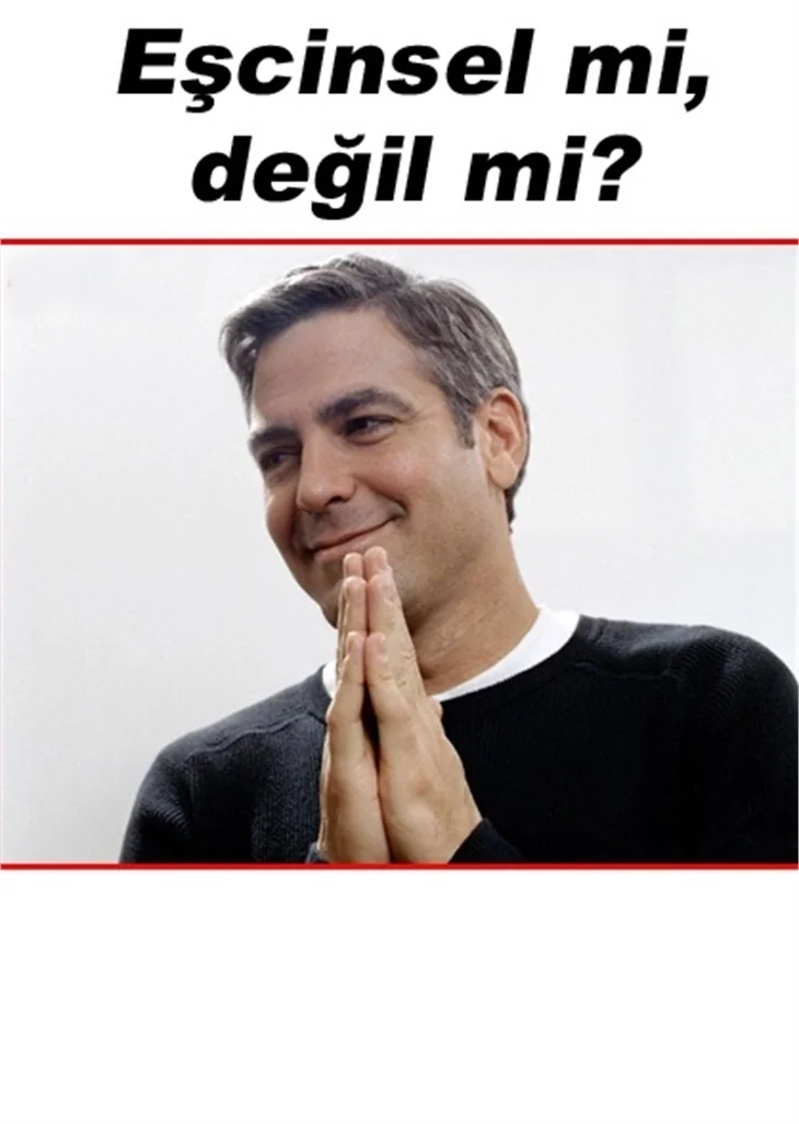 CLOONEY İDDİALARLA İLGİLİ İLK KEZ KONUŞTU!