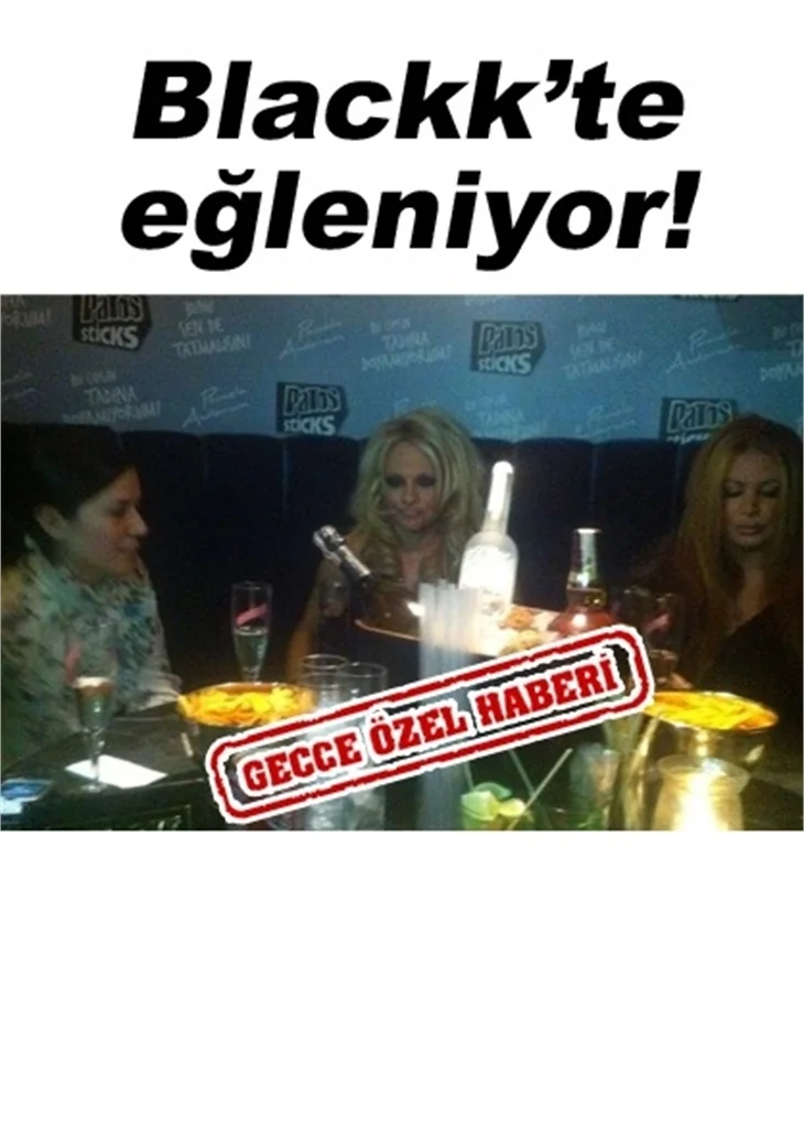 PAMELA ANDERSON'UN RENKLİ GECESİ!
