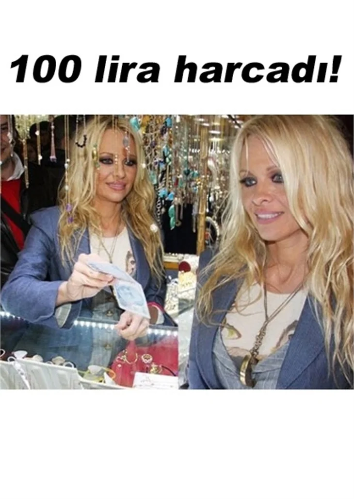 PAMELA ANDERSON KAPALIÇARŞI'YI GEZDİ!