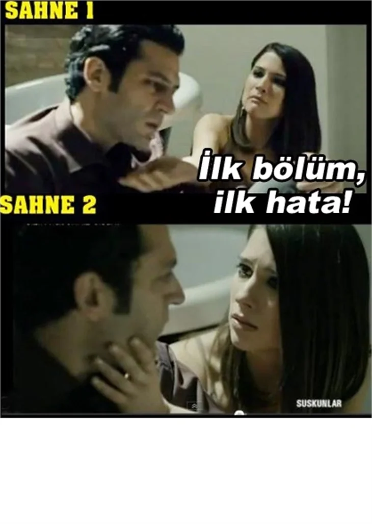"SUSKUNLAR"DAKİ HATA GÖZLERDEN KAÇMADI!