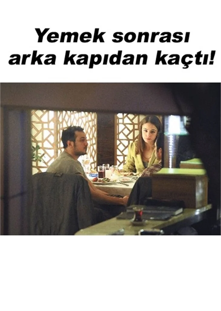 SARP APAK, EVA DEDOVA’YLA BAŞ BAŞA YEMEK YEDİ!