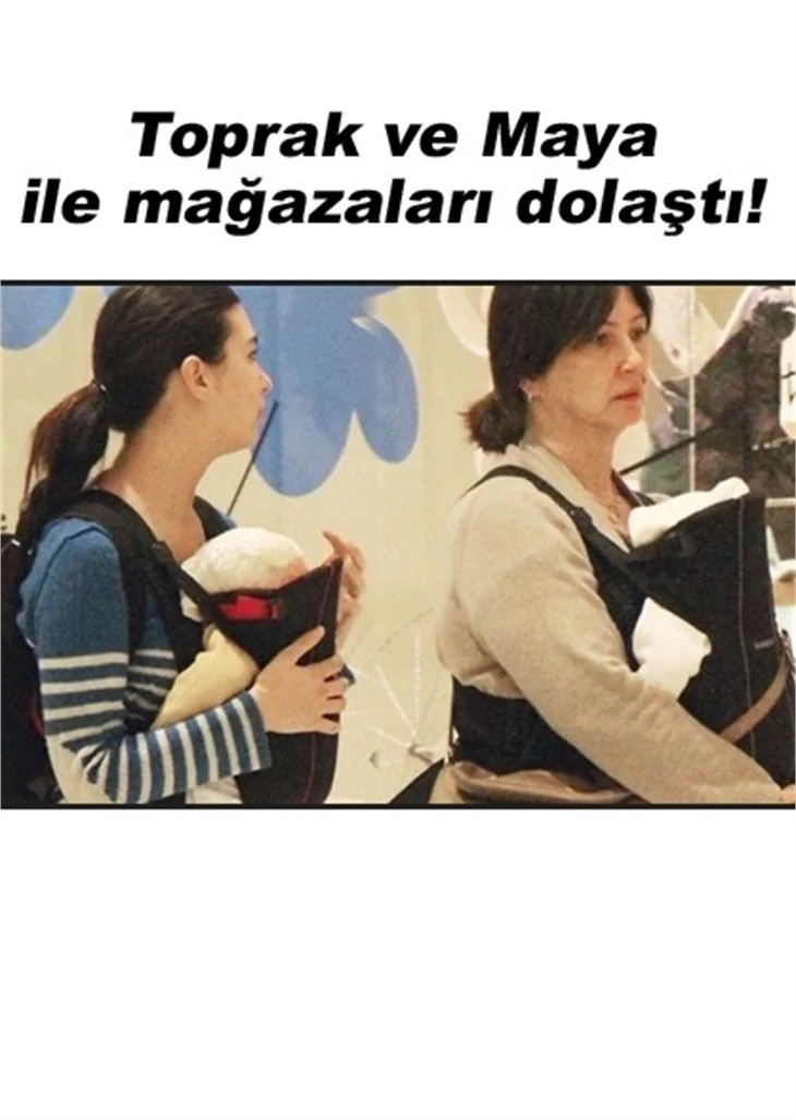 TUBA BÜYÜKÜSTÜN İKİZLERİYLE ALIŞVERİŞTE!