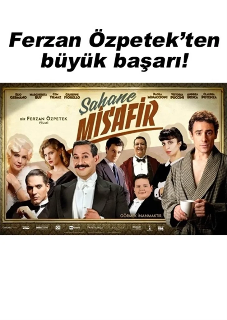 'ŞAHANE MİSAFİR' İTALYA'DA 3 GÜNDE İLK 3’E GİRDİ!