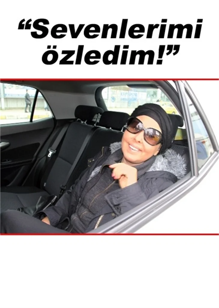 NİLÜFER'DEN KEMOTERAPİ SONRASI İLK KARE!