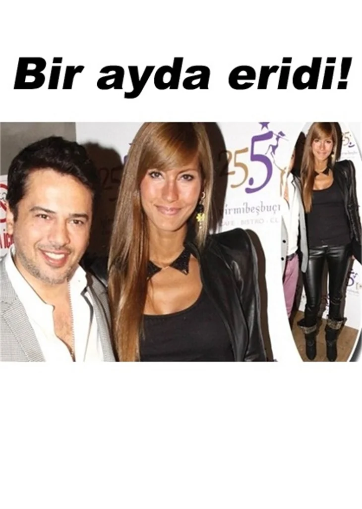 ÇAĞLA ŞİKEL, HAMİLELİK KİLOLARINDAN KURTULDU!
