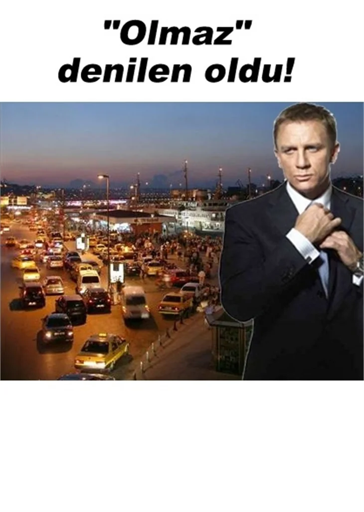 JAMES BOND, İSTANBUL'U TRAFİĞE KAPATIYOR!