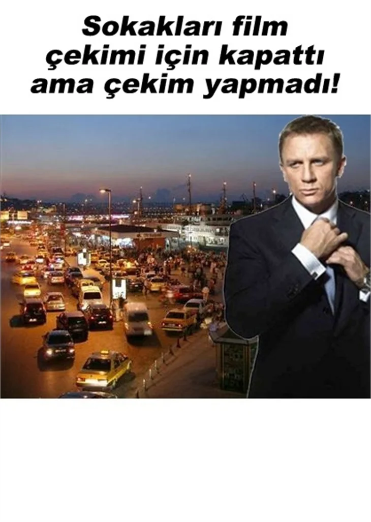 EMİNÖNÜ ESNAFI, JAMES BOND'A TEPKİLİ!