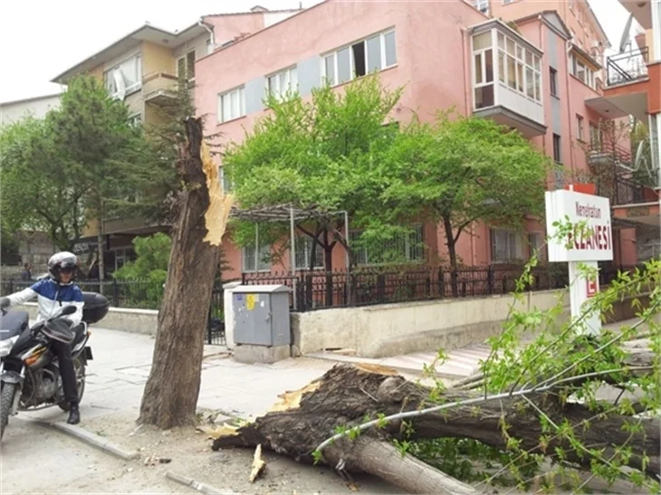 İstanbul şiddetli fırtınaya teslim oldu!