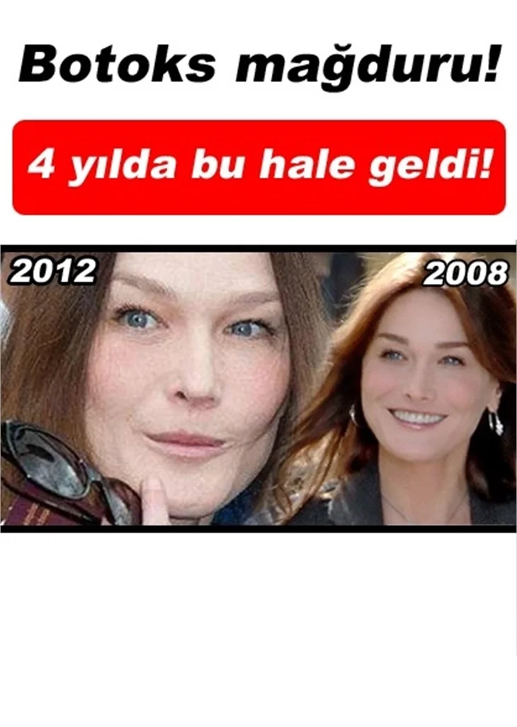 CARLA BRUNİ'YE EVLİLİK YARAMADI!