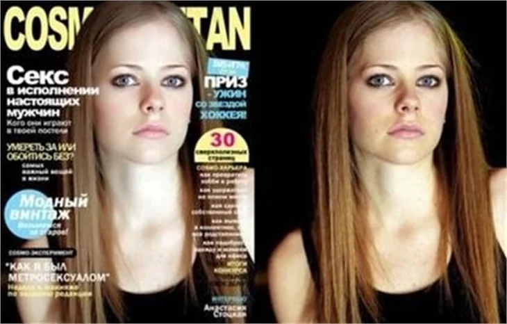 Ünlülerin photoshoptan önce ve sonraki halleri...