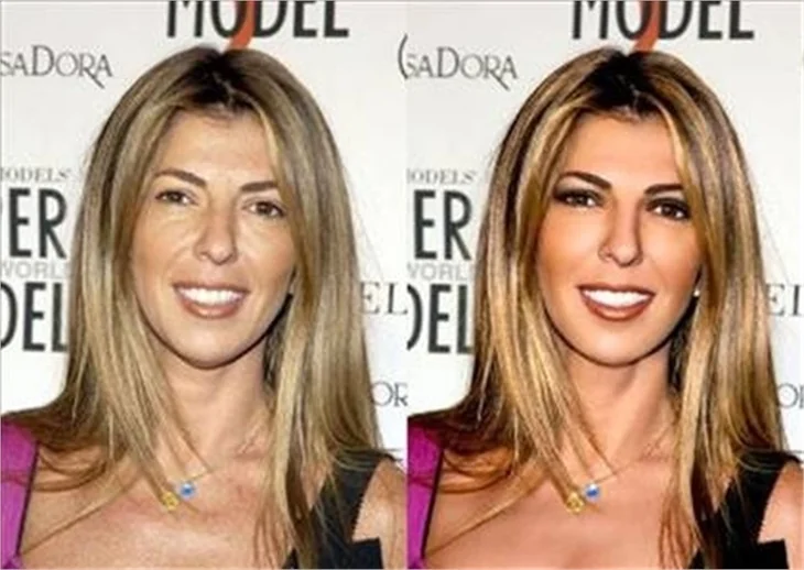 Ünlülerin photoshoptan önce ve sonraki halleri...