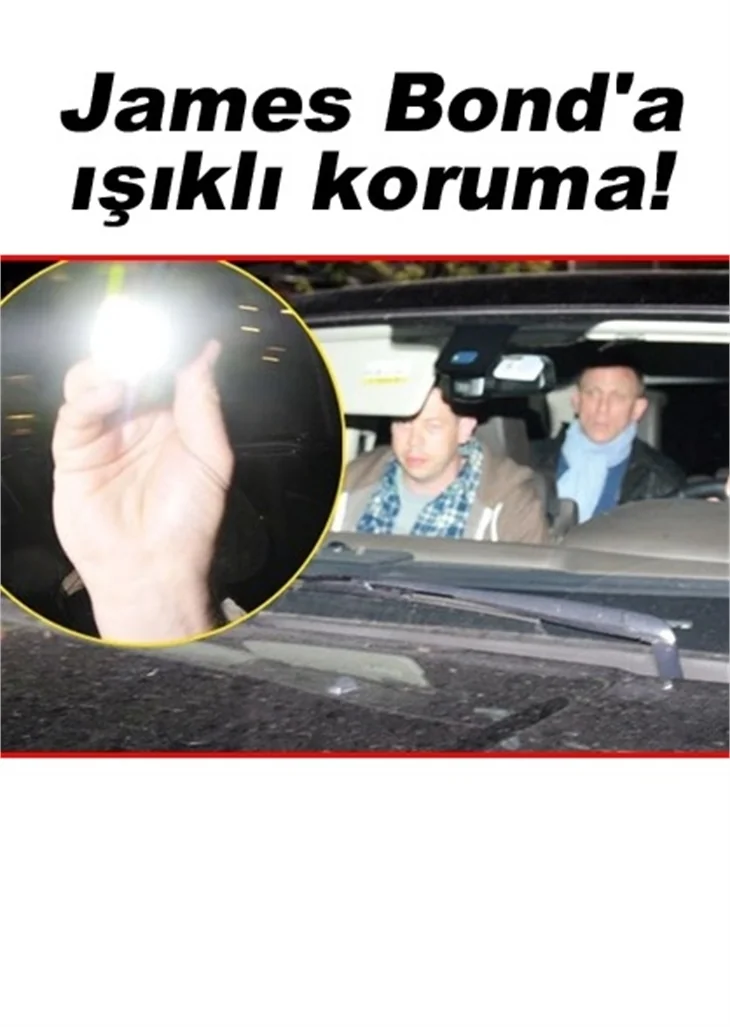 DANIEL CRAIG'İ İLGİNÇ KORUMA YÖNTEMİ!