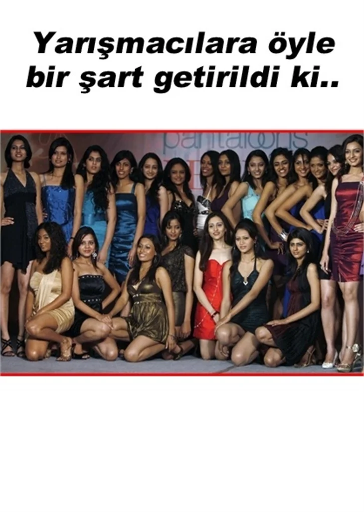 GÜZELLİK YARIŞMASI ADAYLARINA ŞOK!