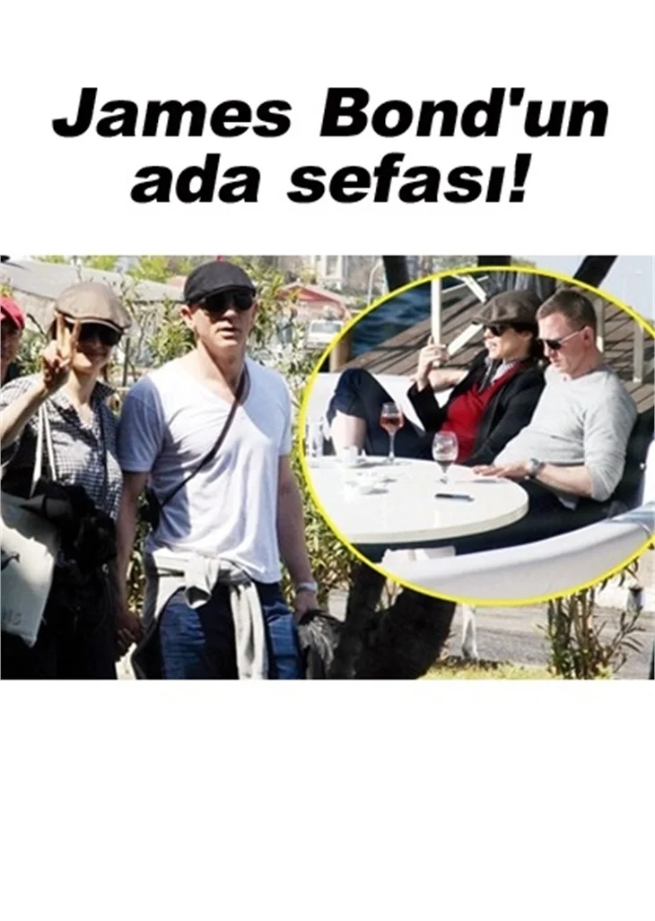 DANIEL CRAIG İSTANBUL'UN KEYFİNİ ÇIKARIYOR!