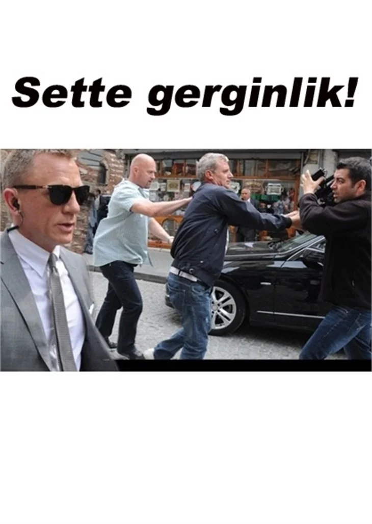 DANIEL CRAIG'İN TÜRK KORUMASI OLAY ÇIKARTTI!