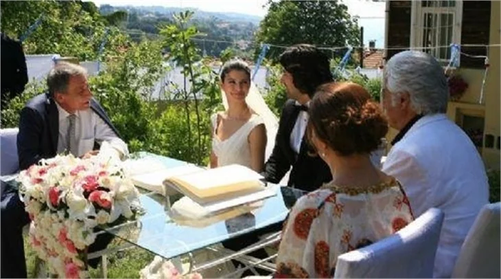 Kerim ve Fatmagül'ün nikahından çok özel kareler...