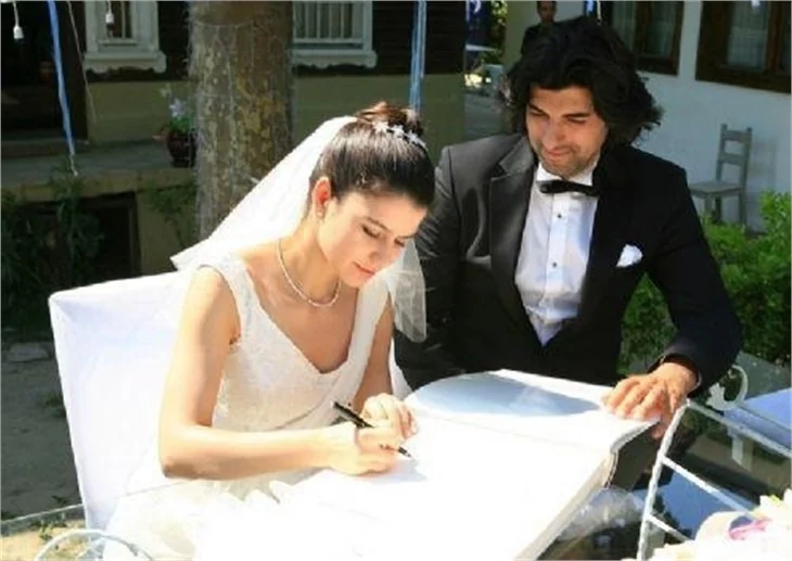 Kerim ve Fatmagül'ün nikahından çok özel kareler...