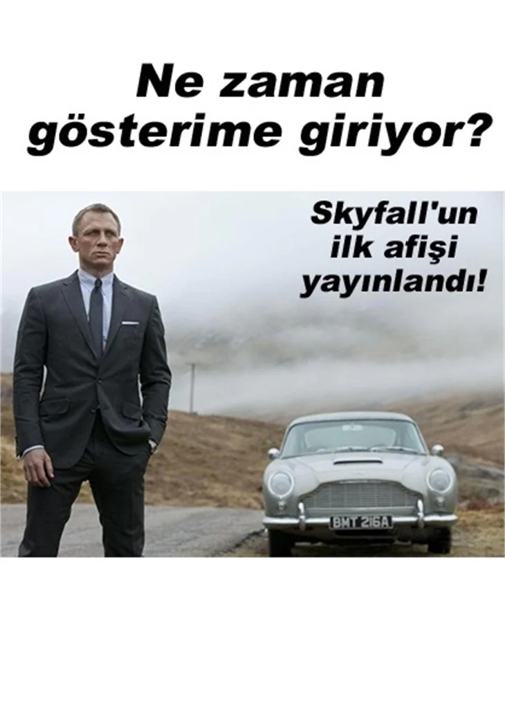 JAMES BOND'UN YAYIN TARİHİ BELLİ OLDU!