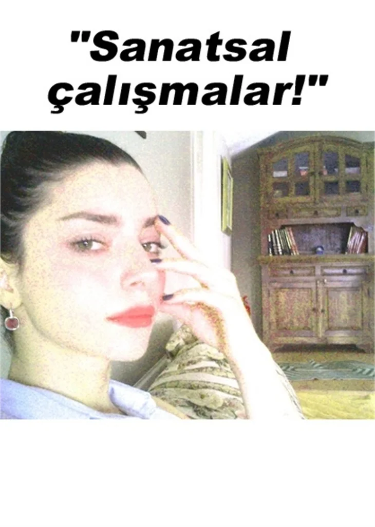MERVE BOLUĞUR'DAN İLGİNÇ KARE!
