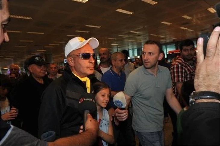Mustafa Topaloğlu adadan böyle döndü..