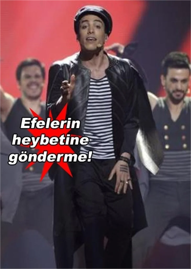 BONOMO'YA EUROVISION'DA EFE KOSTÜMÜ!