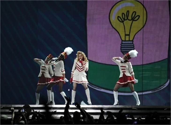 Madonna, İstanbul'u salladı..