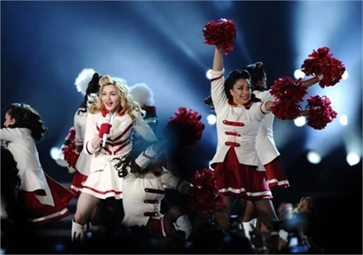Madonna, İstanbul'u salladı..