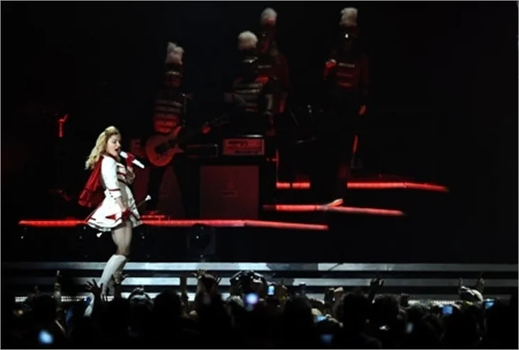 Madonna, İstanbul'u salladı..