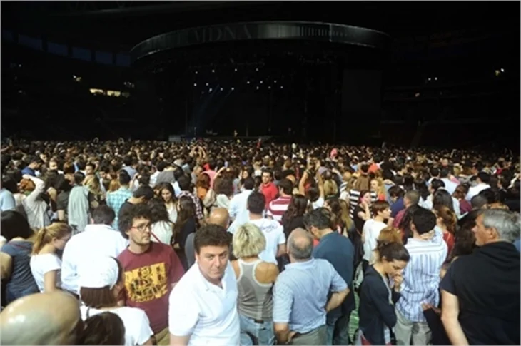 Madonna, İstanbul'u salladı..