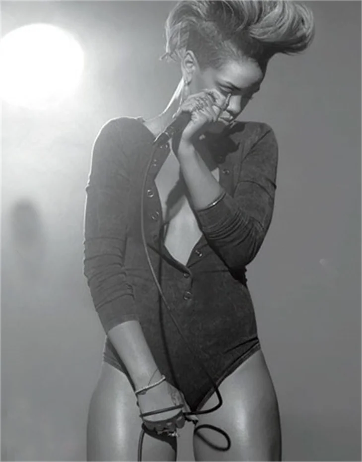 Rihanna’nın kamera arkası görüntüleri...