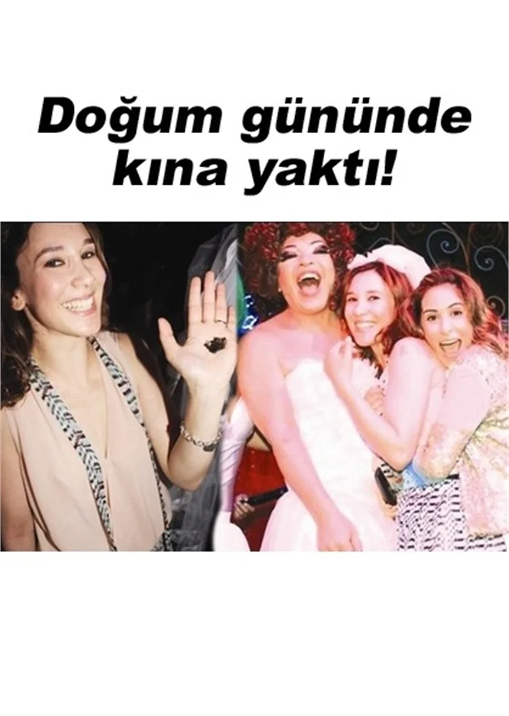 SİBEL KEKİLLİ CAHİDE'DE EĞLENDİ!
