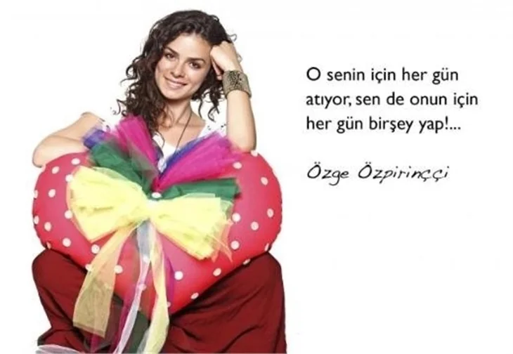 ÜNLÜLERDEN HAYATIN ARMAĞANI POZLARI
