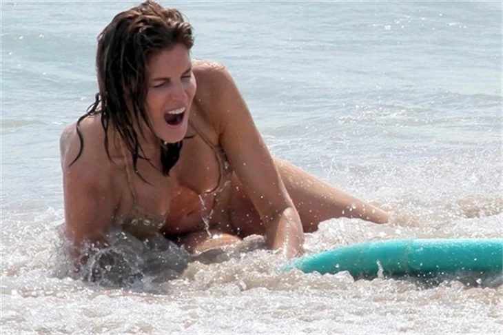 Stephanie Seymour’ın denizden gelen güzelliği