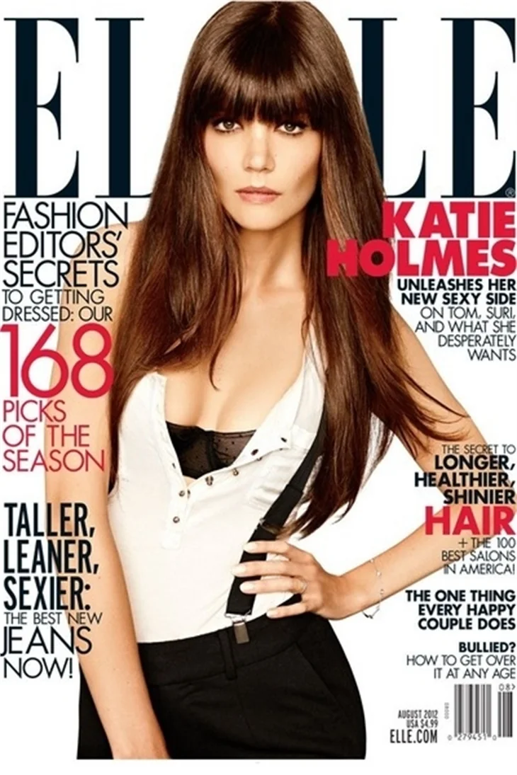 Katie Holmes, Elle dergisine kapak oldu!