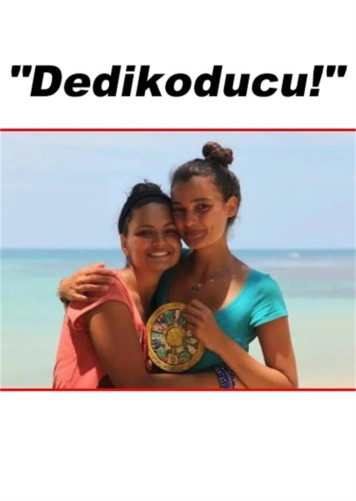 MERVE BÜYÜKSARAÇ BU KEZ ALMEDA'YA SALLLADI!