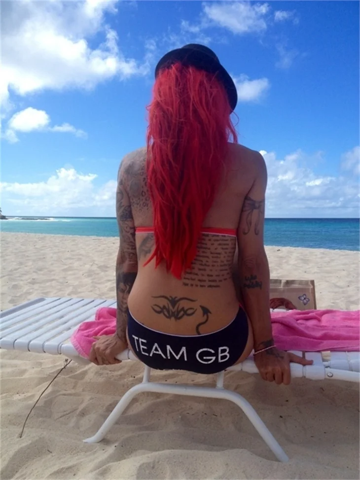 Jodie Marsh'ın tatilinden seksi kareler...