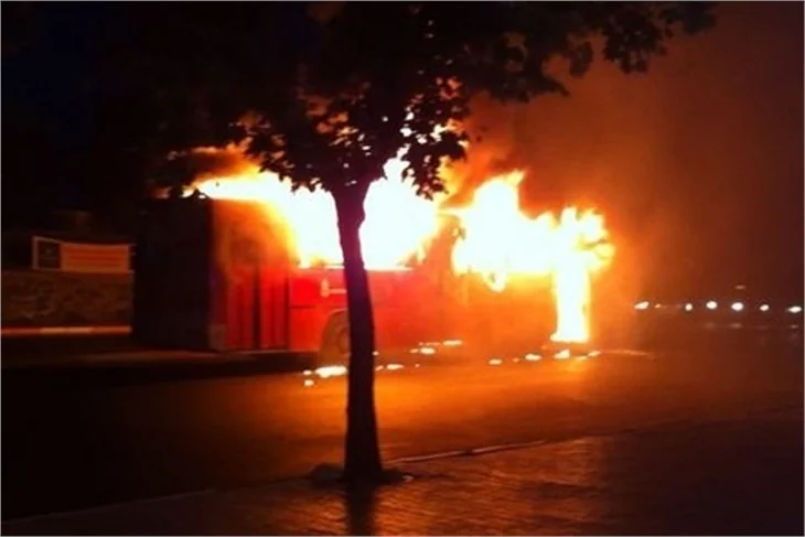 İstanbul'da molotoflu saldırı!