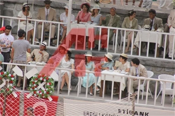 'Kelebeğin Rüyası' filminin setinden kareler..