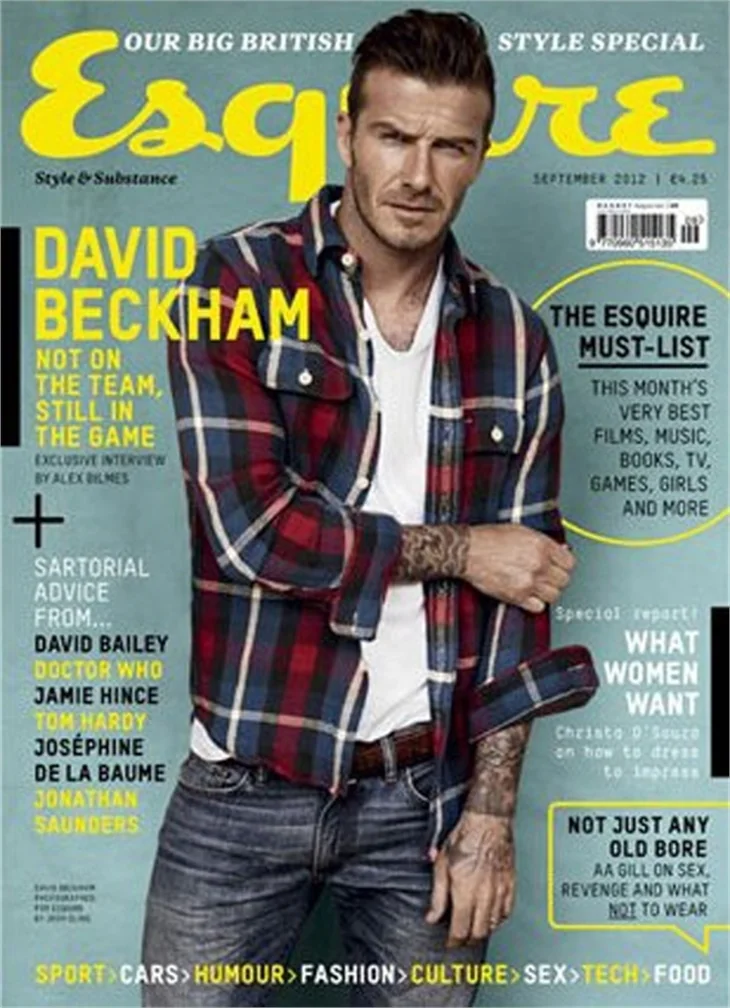 Beckham’lar kapak çekiminde…