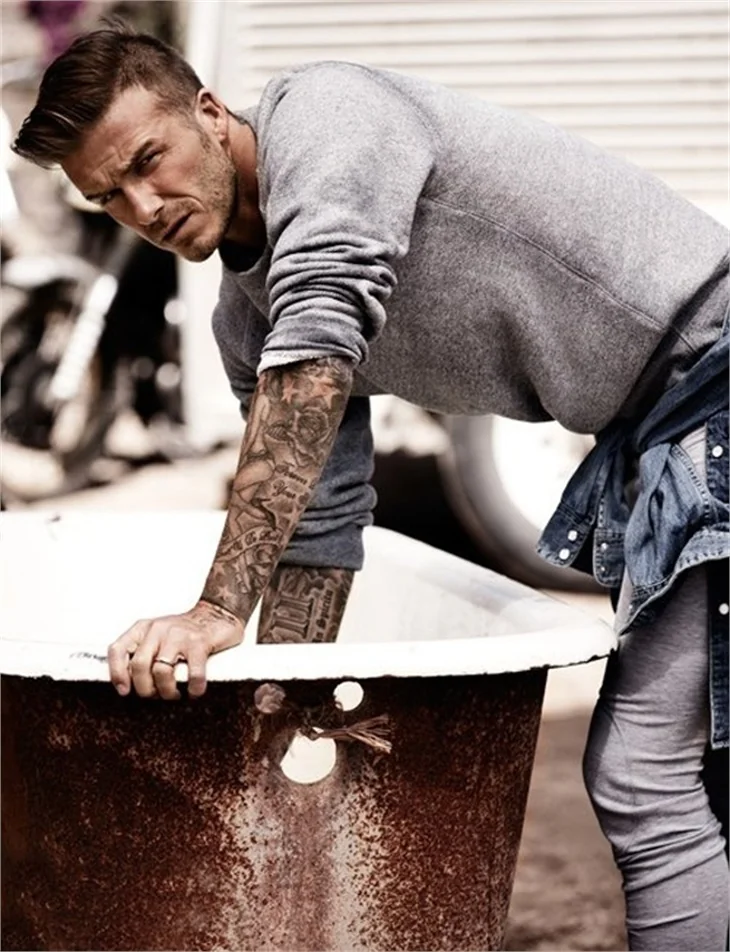 Beckham’lar kapak çekiminde…
