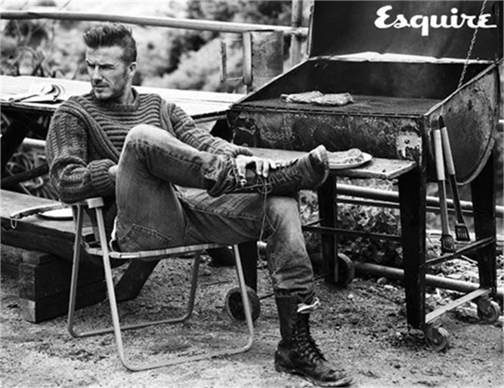 Beckham’lar kapak çekiminde…