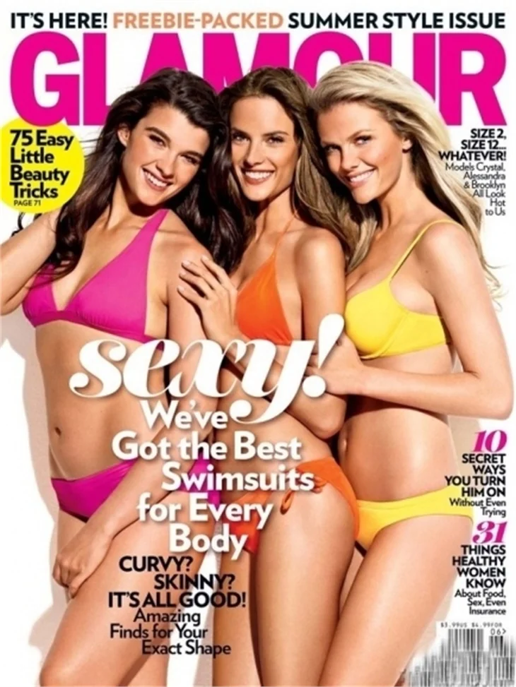 Meleklerin Glamour Magazine çekimleri