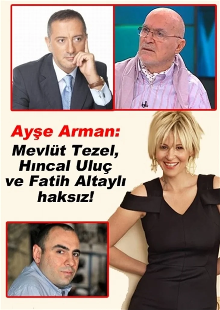 AYŞE ARMAN 'KONUŞMA SIRASI BENDE' DEDİ VE..