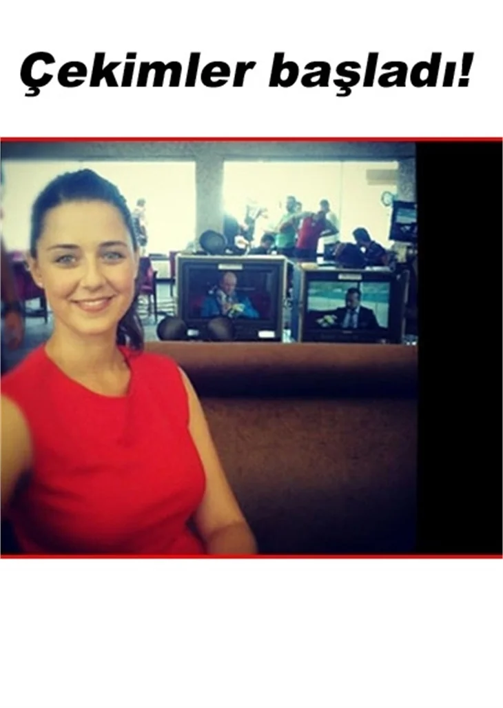 MELİS BİRKAN, 'LEYLA İLE MECNUN' SETİNDE!