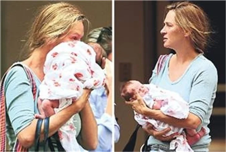 Uma Thurman bebeği ile ilk kez görüntülendi